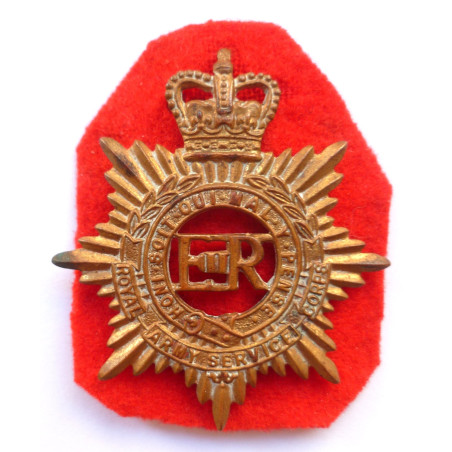 Royal Army Service Corps Cap Badge Queens Crown