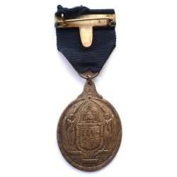 Masonic Medal/Jewel - Silver Medal: Masonic Peace Celebration. 1919