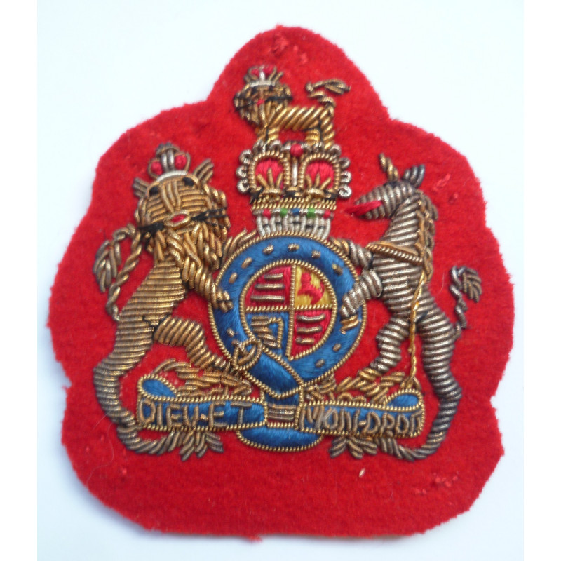British Army RSM Warrant Officer 1 Bullion Arm Badge