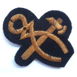 British Army REME Hammer & Tongs Bullion Cloth Badge