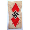 WWII German Hitler Youth Woven Bevo Sleeve Diamond