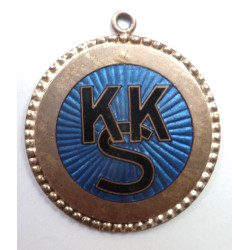 German KKS Shooting Award enameled Medallion
