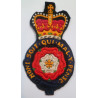Royal Fusiliers Cloth Badge Queens Crown