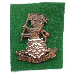 The Yorkshire Regiment Beret Badge British Army