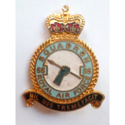 RAF No 55 Squadron Royal Air Force Crest/Badge