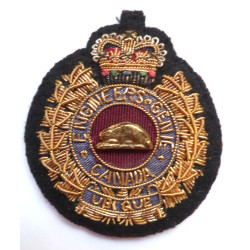 Canadian Forces Engineers Officers Bullion Wire Cap Badge