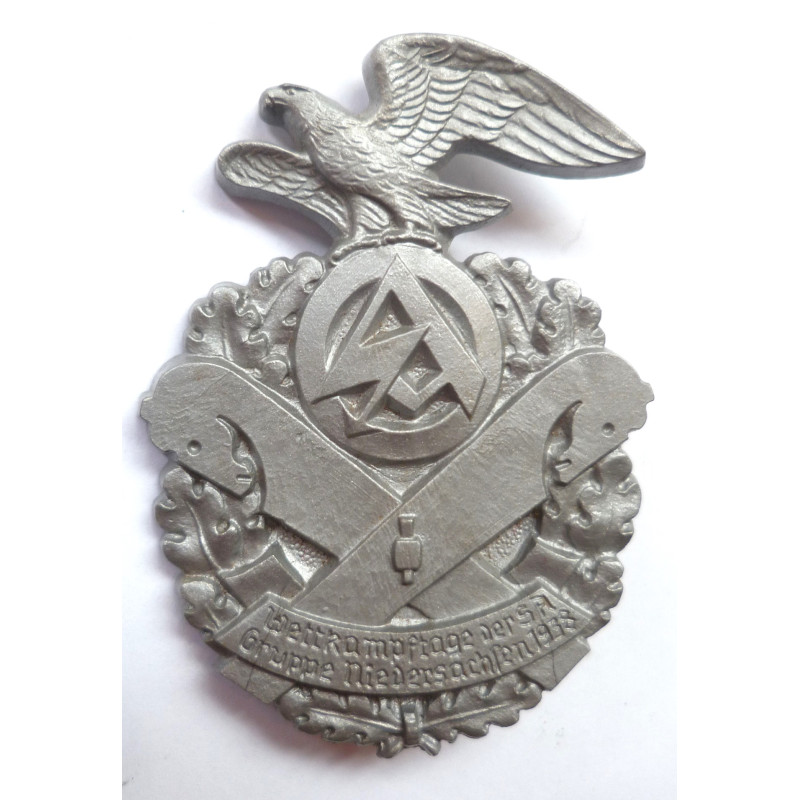 German WWII Tinnie, Wettkampftage der SA, Gruppe Niedersachsen 1938