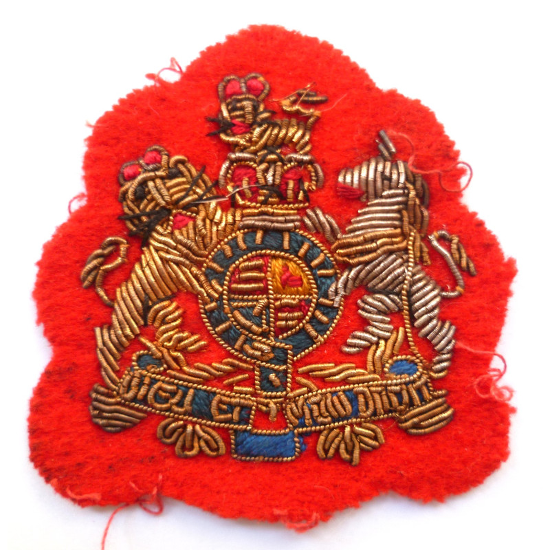 British Army RSM Warrant Officer 1 Bullion Arm Badge