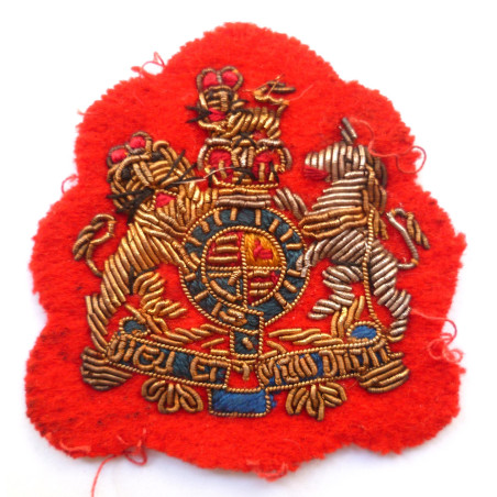 British Army RSM Warrant Officer 1 Bullion Arm Badge