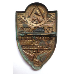 German SA Aufmarsch Standarte 131, Plettenburg, 1934 Tinnie