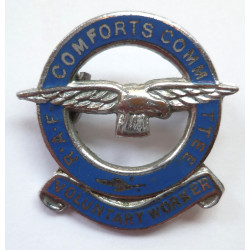 WW2 Royal Air Force Comforts Committee Volunteer War Worker Badge RAF