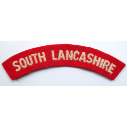 South Lancashire Cloth Shoulder Title