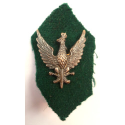WW2 Polish Officers Collar Eagle Badge