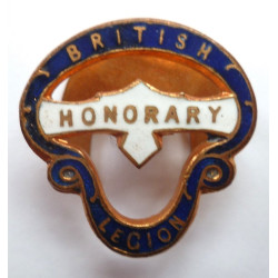 British Legion Honorary Member Lapel Badge