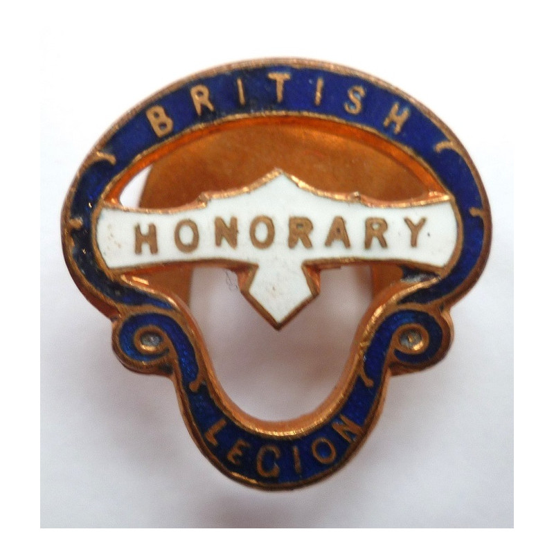 British Legion Honorary Member Lapel Badge