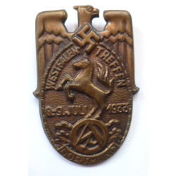 German 1933 SA Dortmund-Westfalen Meeting Badge Tinnie