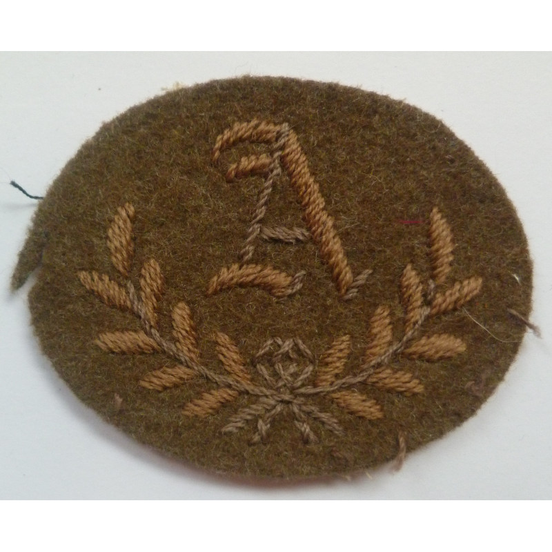 WW2 British Army A Class Tradesman Cloth Sleeve Badge