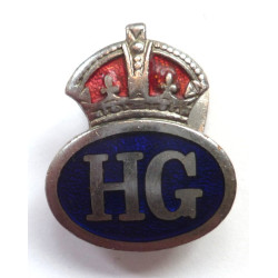 WW2 Home Guard Enameled Lapel Badge