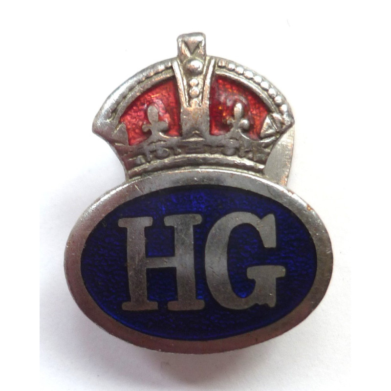 WW2 Home Guard Enameled Lapel Badge