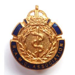 WW2 Royal Army Medical Corps Enameled Lapel Badge