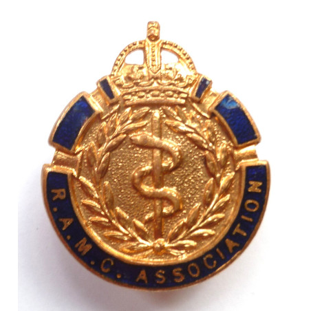 WW2 Royal Army Medical Corps Enameled Lapel Badge WW2 Royal Army Medical Corps Enameled Lapel Badge