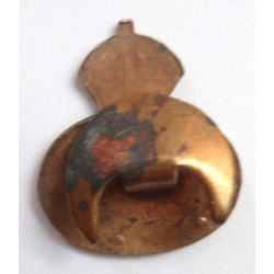 WWII Home Guard Enameled Lapel Badge HG