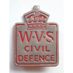Women's Voluntary Service Civil Defence Pin Badge