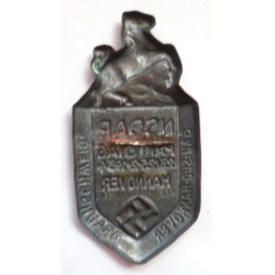 German - 1934 NSDAP Party Day Hannover Tinnie