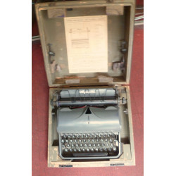 WWII German Typewriter with the SS Runic Key