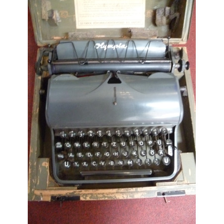 WWII German Typewriter with the SS Runic Key