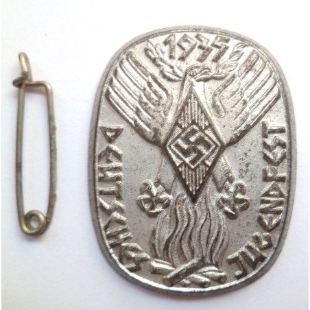 German HJ Deutsches Jugendfest 1935 Tinnie