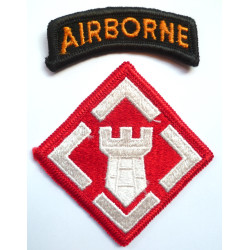 20th Engineer Brigade Airborne 1974 Cloth Badge