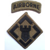 20th Engineer Brigade Airborne 1974 Cloth Badge Subdued
