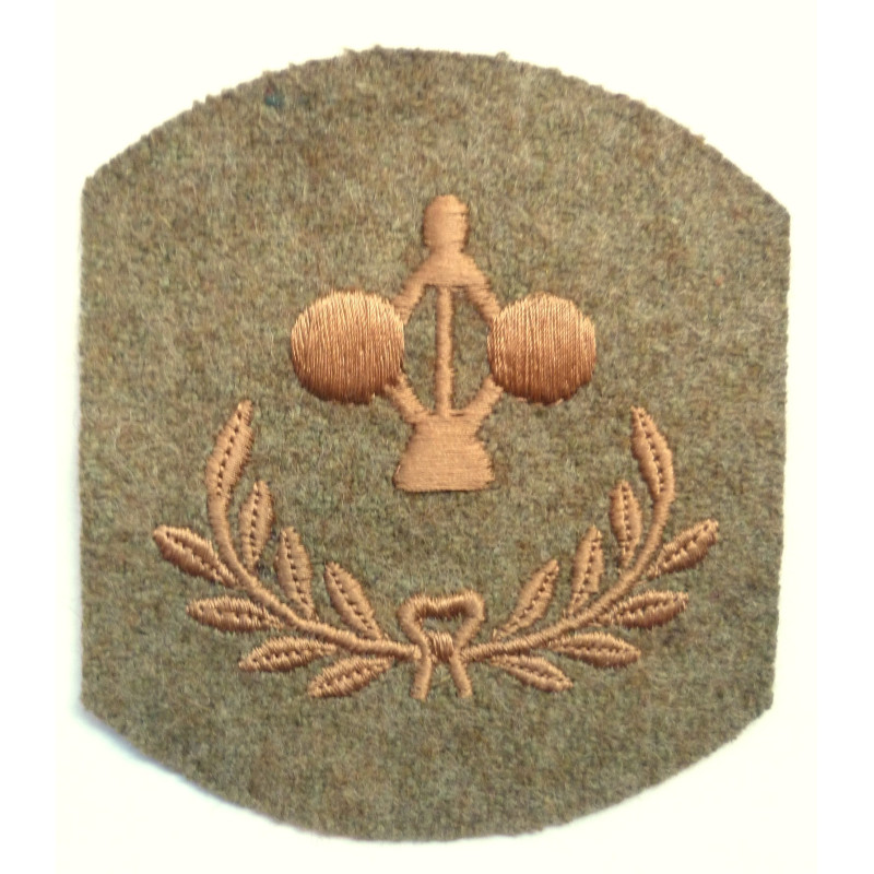 US WW1 Coast Artillery Chief Engineer Chevron Rank Patch