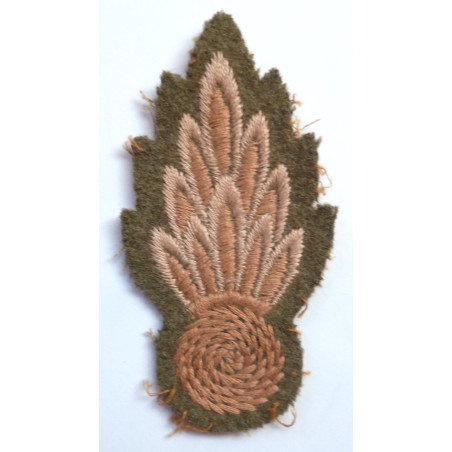 WW2 Engineer Regiment Grenade Cloth Patch - Canada