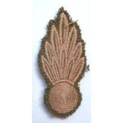 WW2 Engineer Regiment Grenade Cloth Patch - Canada