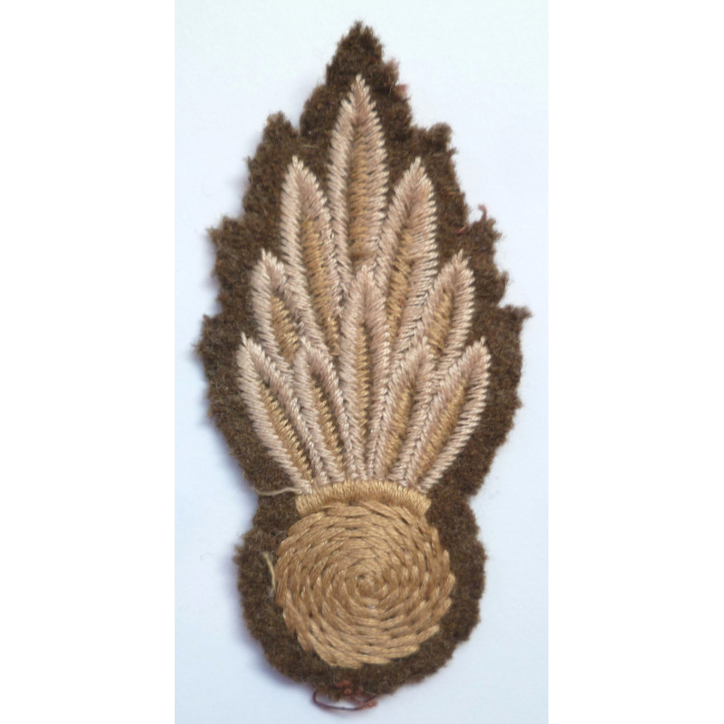 WWII Engineer Regiment Grenade Cloth Patch - Canada