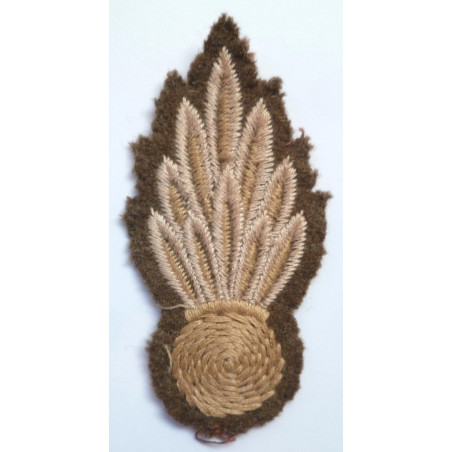WWII Engineer Regiment Grenade Cloth Patch - Canada