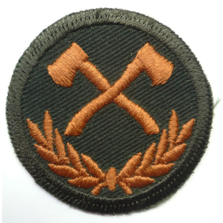 Canadian Army Engineers Trade Cloth Trade Badge