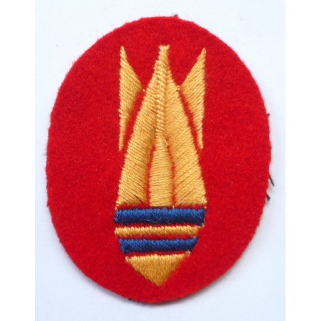 Royal Engineers Bomb Disposal Cloth Arm Badge