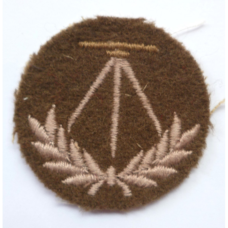 Canadian Army Engineer Works Trade Cloth Badge