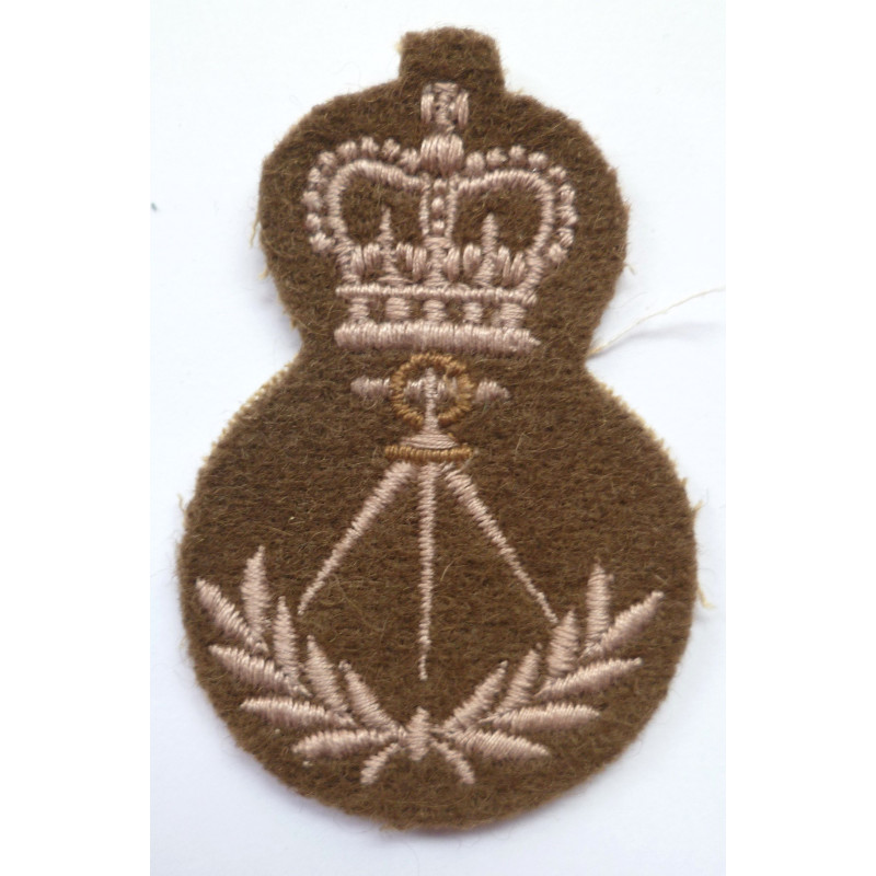 Canadian Army Engineer Works Trade Cloth Badge