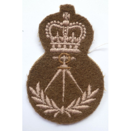 Canadian Army Engineer Works Trade Cloth Badge Canadian Army Engineer Works Trade Cloth Badge