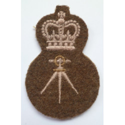 Canadian Army Engineer Trade Cloth Badge Queens Crown