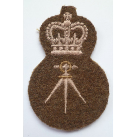 Canadian Army Engineer Trade Cloth Badge Queens Crown