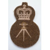 Canadian Army Engineer Trade Cloth Badge Queens Crown