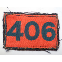 581 Construction Squadron Royal Engineers "406" Printed Formation Sign