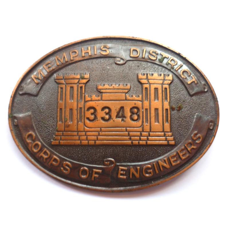 US Engineer Dept. Memphis District ID Badge