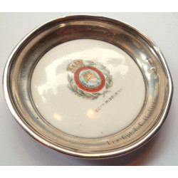 20th Middlesex (Artists) Rifles Regiment Sterling Silver Ash Tray