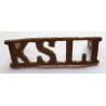Kings Shropshire Light Infantry KSLI Regiment Shoulder Title
